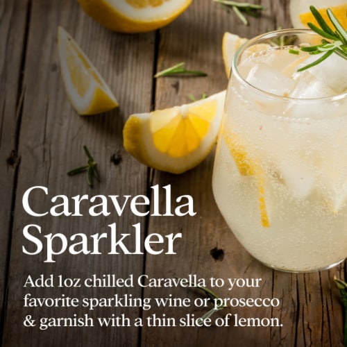 Caravella Limoncello Lemon Liqueur Perspective: top