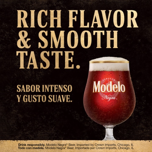 Modelo Negra Amber Lager Mexican Import Beer Perspective: top