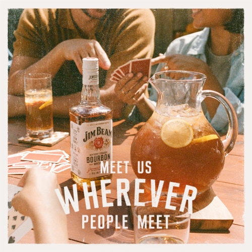 Jim Beam Kentucky Straight Bourbon Whiskey Perspective: top