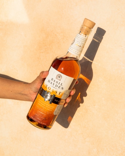 Basil Hayden Toast Kentucky Straight Bourbon Whiskey Perspective: top