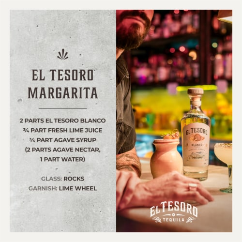 El Tesoro Blanco Tequila Perspective: top