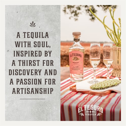 El Tesoro Reposado Tequila Perspective: top