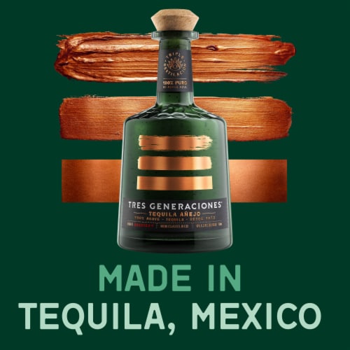 Tres Generaciones Añejo Tequila Perspective: top
