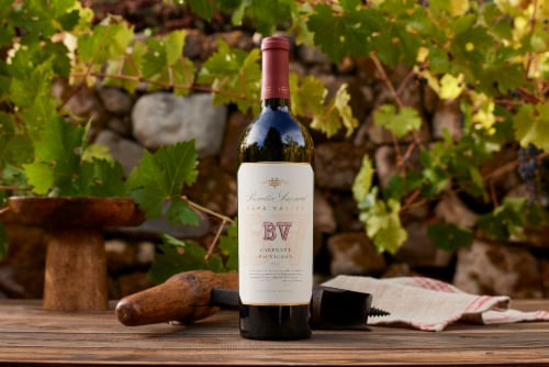 Beaulieu Vineyard Cabernet Sauvignon Napa Valley Red Wine Perspective: top