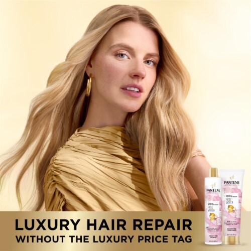 Pantene Nutrient Blends Miracle Moisture Boost Conditioner with Rose Water Sulfate Free Perspective: top
