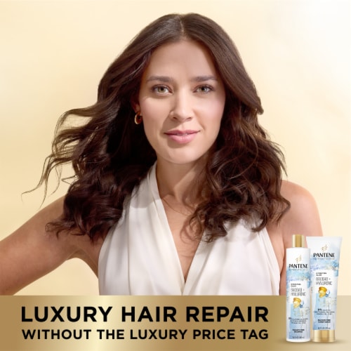 Pantene Nutrient Blends Hydrating Glow with Baobab Essence Shampoo Perspective: top
