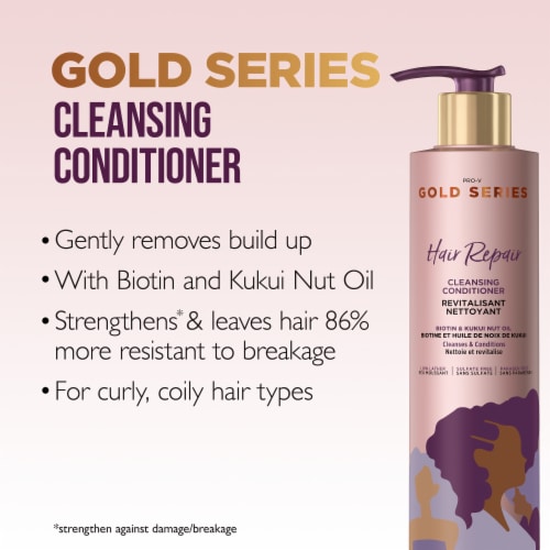Gold Series Biotin and Kukui Nut Oil Cleansing Conditioner Perspective: top