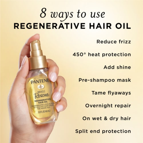 Pantene Miracle Rescue Regenerative Hair Oil Perspective: top
