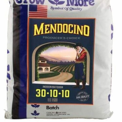 Grow More Mendo Water Soluble Garden and Greenhouse Plant Fertilizer, 25 Pounds Perspective: top