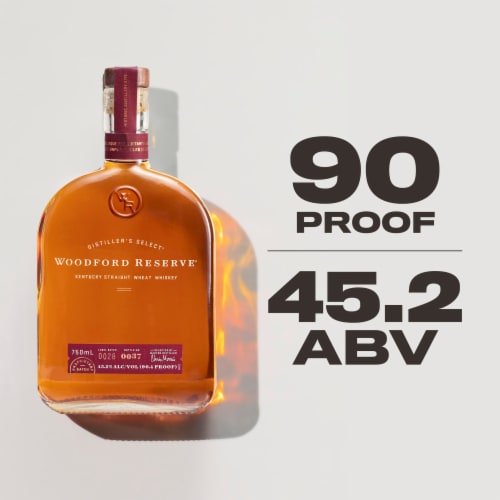Woodford Reserve Distiller's Select Straight Wheat Whiskey Perspective: top