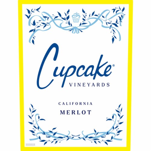 Cupcake Vineyards Merlot California Red Wine Perspective: top