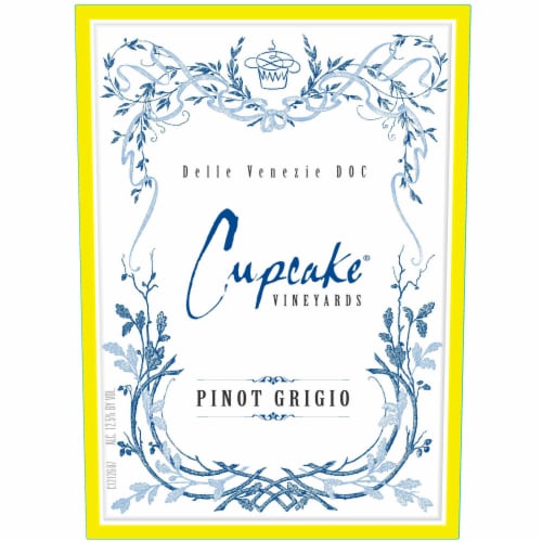 Cupcake Vineyards Pinot Grigio Italian White Wine Perspective: top