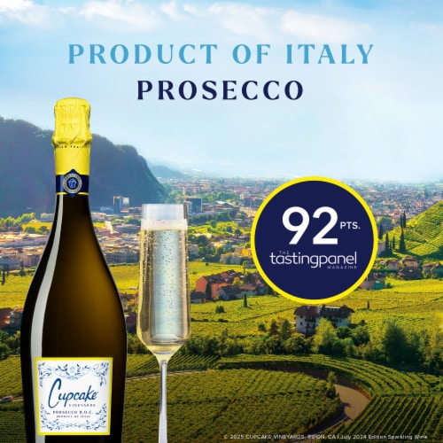 Cupcake Vineyards Glera/Prosecco Italy Sparkling Wine Perspective: top