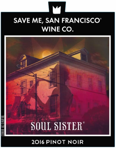 Save Me San Francisco Soul Sister Pinot Noir Perspective: top