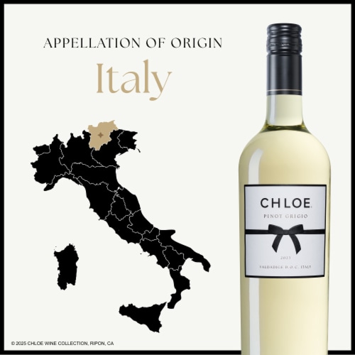 Chloe Pinot Grigio White Wine Perspective: top