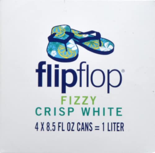 Flipflop Fizzy Crisp White Wine Spritzer Perspective: top