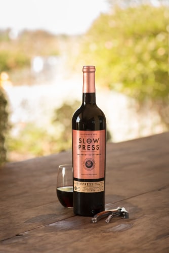 Slow Press Cabernet Sauvignon Red Wine Perspective: top