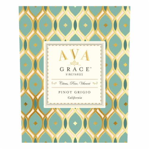 Ava Grace Vineyards Pinot Grigio California White Wine Perspective: top