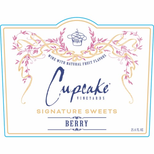 Cupcake Vineyards Signature Sweets Berry Moscato Italian Wine Perspective: top