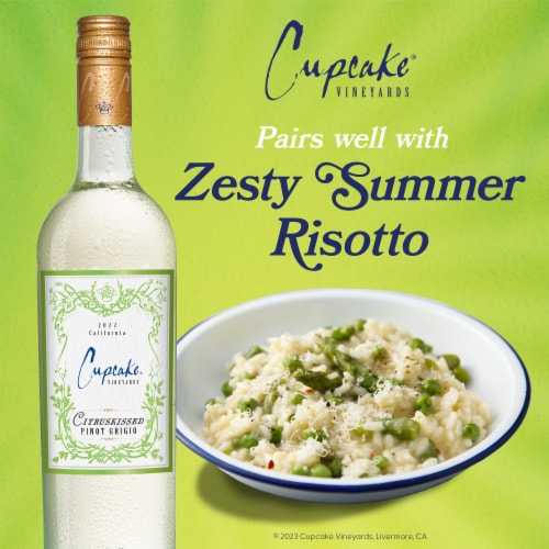 Cupcake Vineyards Citruskissed Pinot Grigio California White Wine Perspective: top