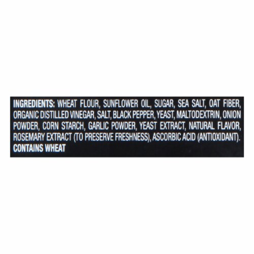 New York Style Sea Salt & Black Pepper Bagel Crisps Perspective: top