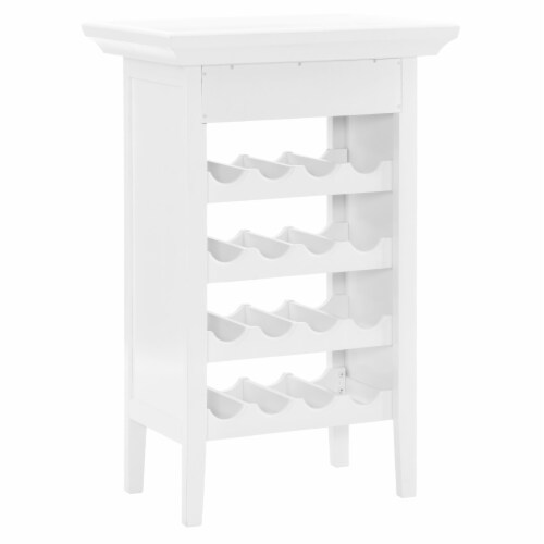 Tavor Wine Cabinet White Perspective: top