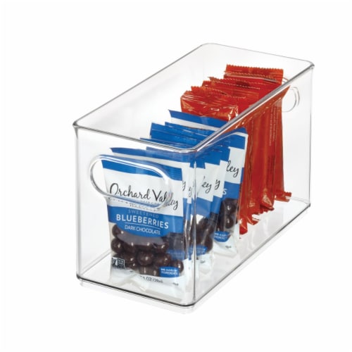 iDesign The Home Edit Narrow Pantry Bin Clear Perspective: top