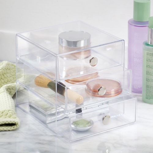 InterDesign 3-Drawer Organizer - Clear Perspective: top