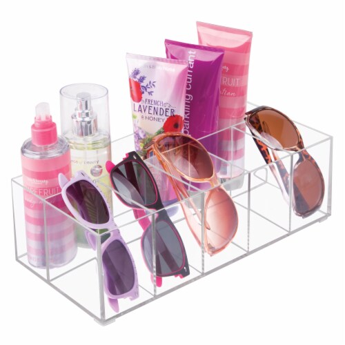 iDesign Clarity Cosmetic Organizer - Clear Perspective: top