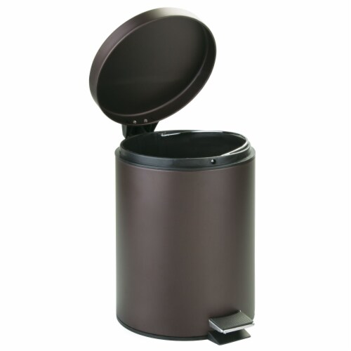iDesign Step Can with Bucket Insert - Bronze Perspective: top