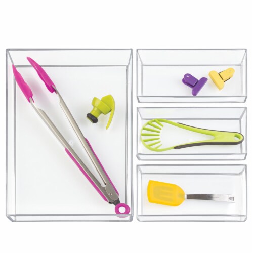 iDesign Clarity Organizer Set - Transparent Perspective: top