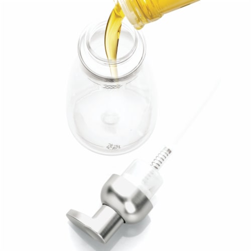 iDesign Brushed Nicke lFoaming Soap Pump Perspective: top