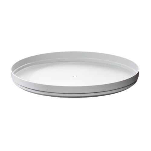 InterDesign Eco RPP Turntable - Gray Perspective: top