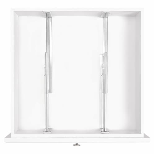 iDesign Linus Adjustable Clear Drawer Dividers Perspective: top