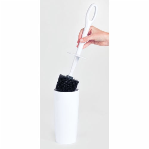 InterDesign Moda Bowl Brush - White Perspective: top