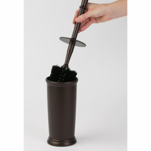 InterDesign Kent Toilet Bowl Brush - Bronze Perspective: top
