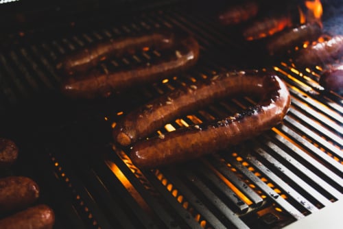 Zummo's® Pork Smoked Rope Sausage Perspective: top