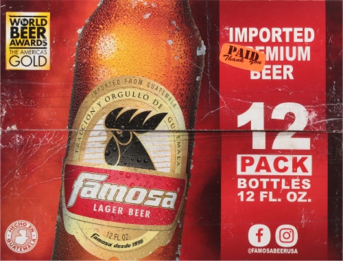 Famosa® Lager Beer Perspective: top