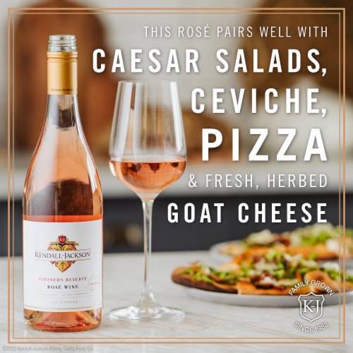 Kendall-Jackson Vintner's Reserve Rosé California Rose Wine Perspective: top