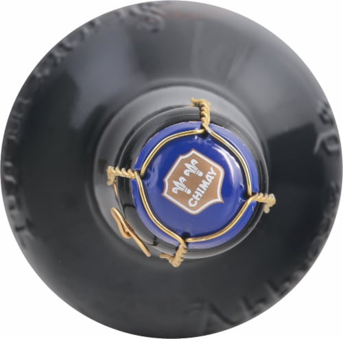 Chimay Ale Grande Reserve Beer Single Bottle Perspective: top