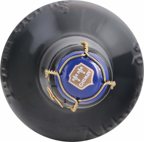 Chimay Ale Grande Reserve Beer Single Bottle Perspective: top