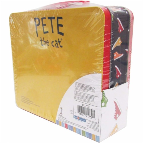 Kids Preferred Pete The Cat Retro Tin Lunch Box 8 Perspective: top