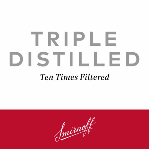 Smirnoff Silver Label Vodka Perspective: top