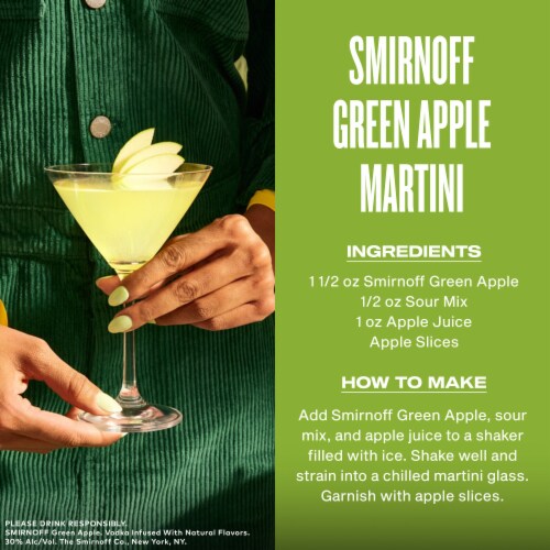 Smirnoff Sours Green Apple Vodka, 1 L - Ralphs