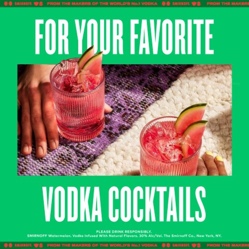 Smirnoff Vodka Watermelon Perspective: top