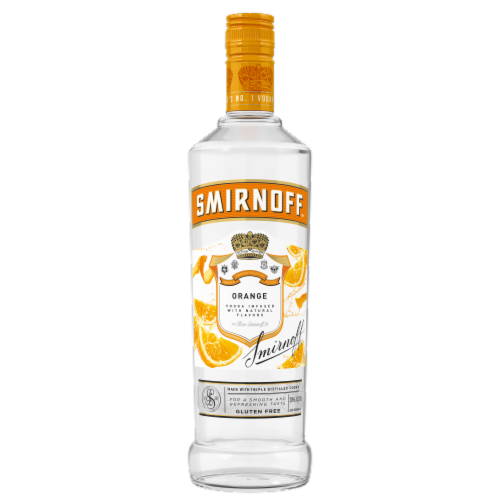 Smirnoff Vodka Orange Perspective: top