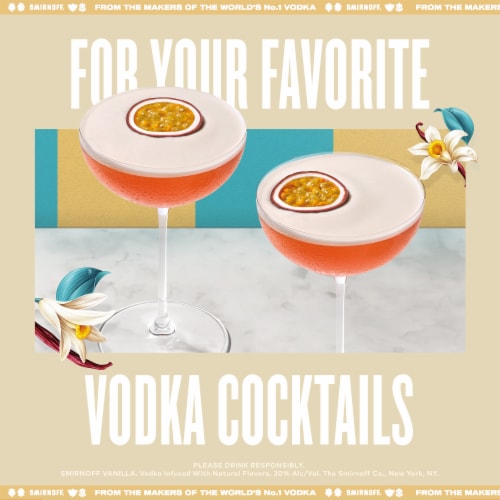 Smirnoff Vodka Vanilla Perspective: top