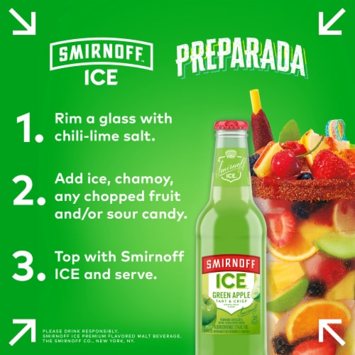 Smirnoff Ice Green Apple Perspective: top