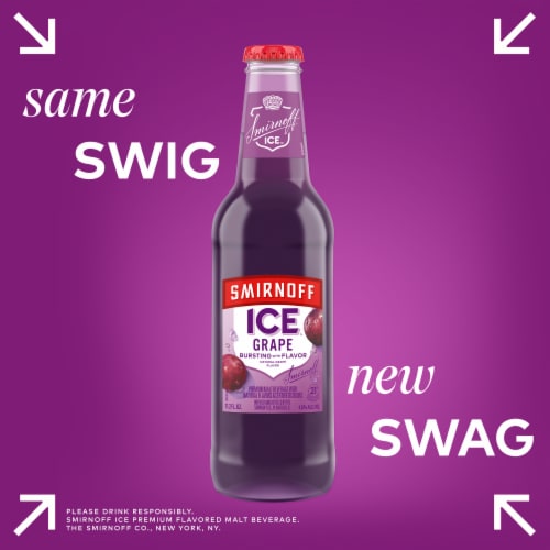 Smirnoff Ice Grape Perspective: top