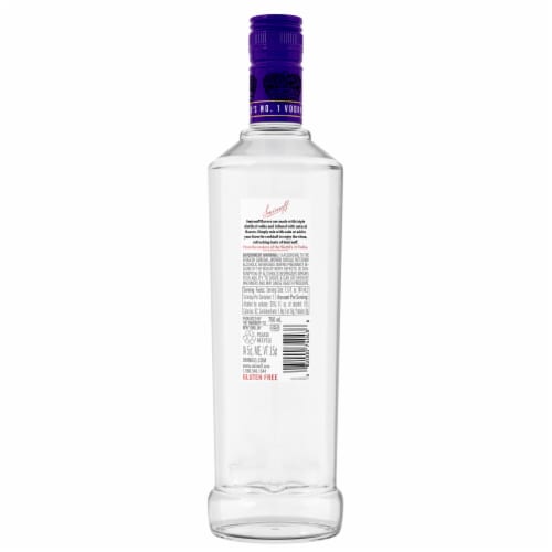 Smirnoff Grape (Vodka Infused With Natural Flavors) Perspective: top